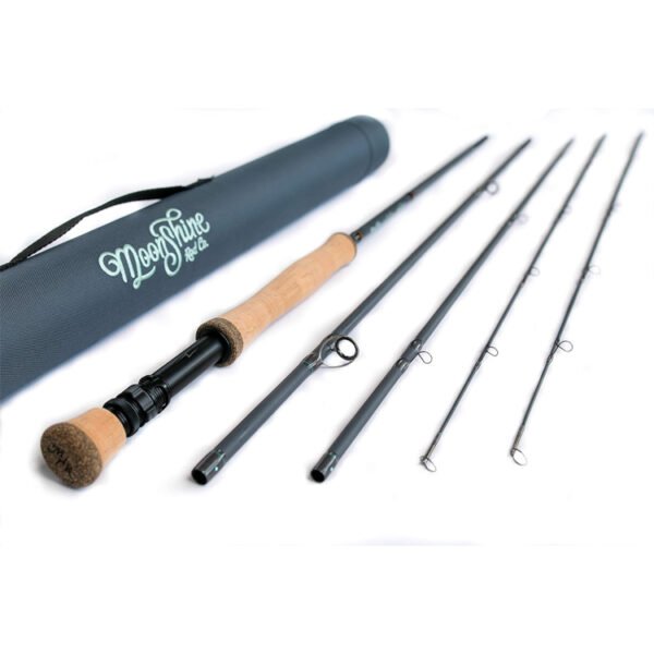 Fly Fishing Rod with Carrying Case and Extra Rod Tip Section
